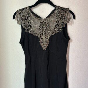 Forever 21 Gold Detailing Mini Dress